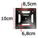 134cm Stativ + Platte für Lautsprecher Beamer Flutlicht Boxen Tripod