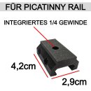 134cm Stativ Tripod + für Pica Tinny Rail Adapter...