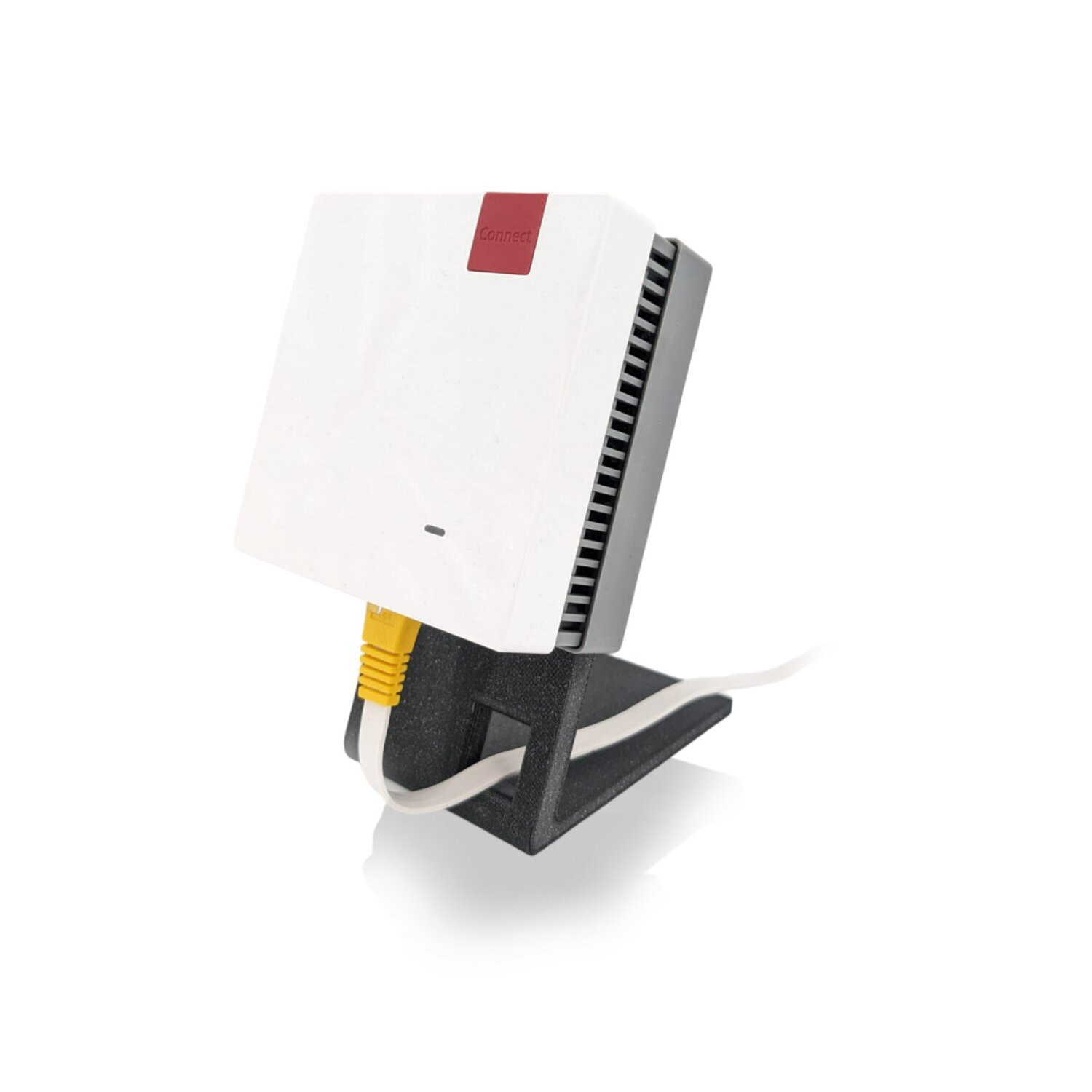 Soporte Repetidor Soporte Mesa ULROAD Para AVM Fritz Repeater 1200 1750E 2400 - Fabricado En Alemania Con Pasacables - No Incluye Repeater Accesorio Redes Alemán