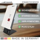 Ständer schwarz für Fritz Repeater 600 1200 1750E 2400 Halterung AVM Fritzbox Tisch