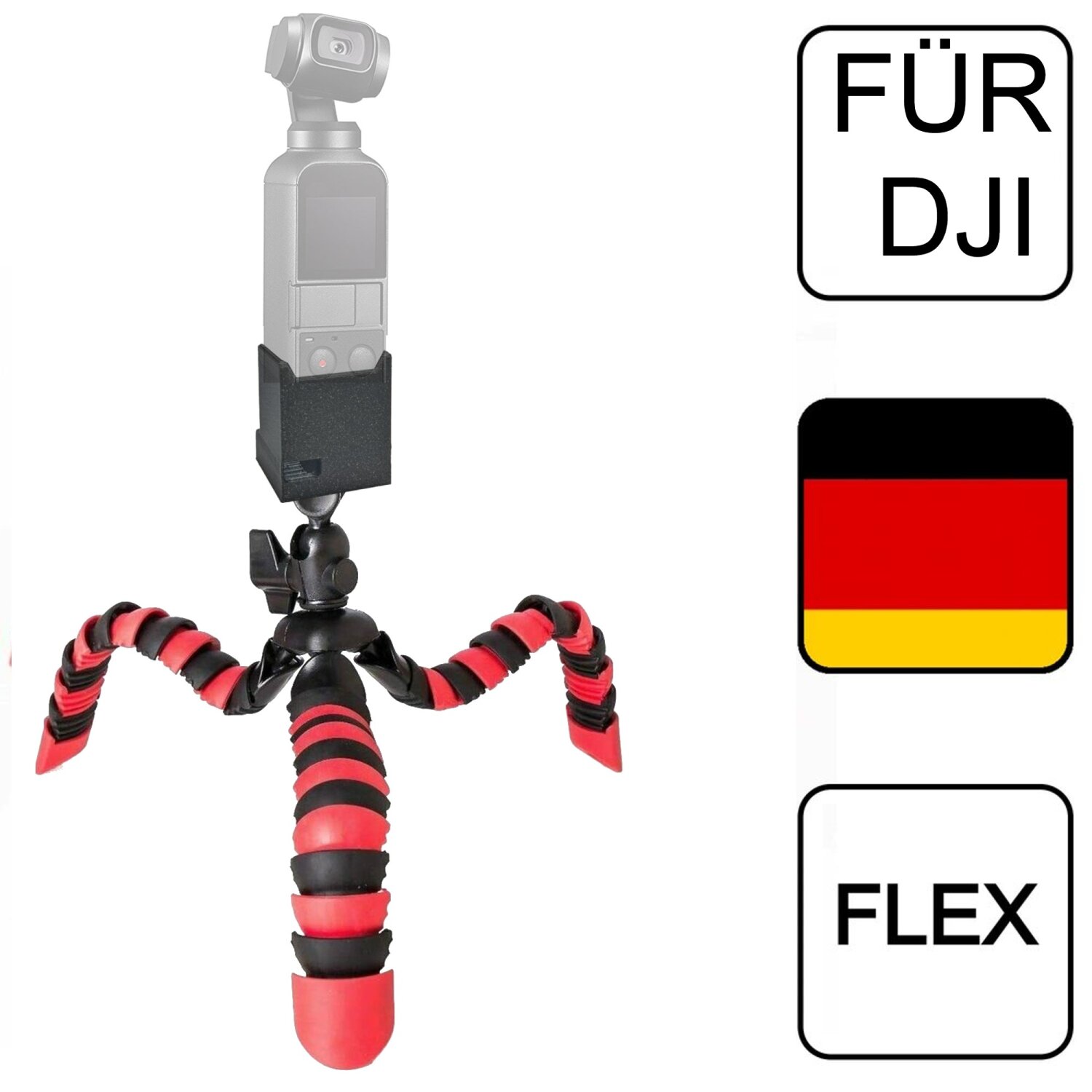 Sockelhalterung Aus Silikon Für DJI Osmo Pocket 3 – Leicht, Rutschfest, Kompakt