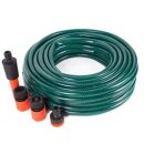 15m Gartenschlauch + Wandhalterung + Düse +...