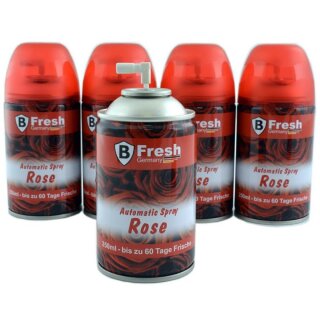 ROSE Lufterfrischer 250 ml passend für Airwick Fresh Matic Nachfüller Duftspray