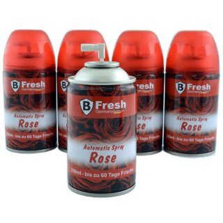 ROSE Lufterfrischer 250 ml passend für Airwick Fresh Matic Nachfüller Duftspray