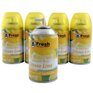 4x 250ml Lufterfrischer Nachfüller für Airwick Freshmatic Spender Duftspray Raumspray Zitrone