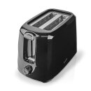 1,7L Wasserkocher silber + Toaster schwarz Set Frühstück Frühstücksset