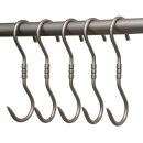 5 Stück PROFI S-Haken - 260x10mm Drehhaken Edelstahl...