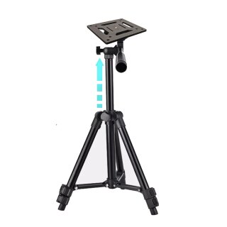 63cm Tripod Ständer Stativ mit Mini Adapter Platte für Projektor Beamer Lautsprecher Box