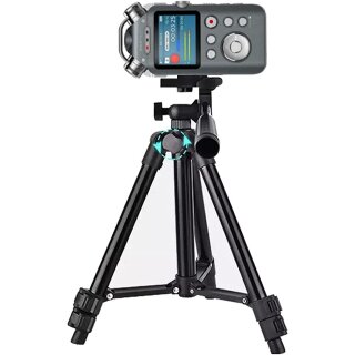 30-63cm TRIPOD Alu Stativ Diktiergerät Audiorekorder 1/4 Zoll für Roland Philips Tascam Sony