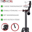 30-63cm TRIPOD Alu Stativ Diktiergerät Audiorekorder 1/4 Zoll für Roland Philips Tascam Sony