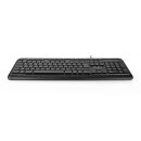 USB Tastatur QWERTZ Deutsch kabelgebunden schwarz PC Computer