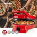 Elektro Pizzaofen Pizzapfanne elektrisch Pizza Pancake Maker Ofen Grill Retro Design