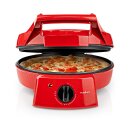 Elektro Pizzaofen Pizzapfanne elektrisch Pizza Pancake Maker Ofen Grill Retro Design