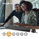 Maus und Tastatur-Set | Wireless Funk USB Qwertz Deutsch PC Computer Funkstastatur