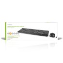 Maus und Tastatur-Set | Wireless Funk USB Qwertz Deutsch PC Computer Funkstastatur