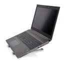 Ständer für Laptop Macbook Notebook Aluminium silber faltbar