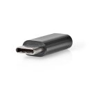 Adapter | USB 2.0 | USB-C Stecker | USB Micro-B Buchse Kupplung Adaptor Kabel