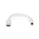 USB-C Kopfhörer Adapter 3,5mm Klinke Buchse Aux Smartphone Handy Audio USBC