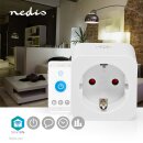 Smart Stecker Wlan Steckdose Wi-Fi | Leistungsmesser | 3680 W | Type F (CEE 7/3) | -10 - 45 °C | Android™ / IOS | Weiss