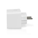 Smart Stecker Wlan Steckdose Wi-Fi | Leistungsmesser | 3680 W | Type F (CEE 7/3) | -10 - 45 °C | Android™ / IOS | Weiss