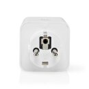 Smart Stecker Wlan Steckdose Wi-Fi | Leistungsmesser | 3680 W | Type F (CEE 7/3) | -10 - 45 °C | Android™ / IOS | Weiss