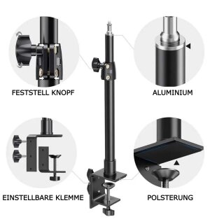 Kamera Stativ Schirmhalter Outdoor Stativ Regenschirmhalter – Clip-Klemme Für Kamera-Stative – Leicht & Praktisch Für Fotografie Bei Regen