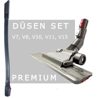 Flach Düse Set Bodendüse lange Saugdüse für Dyson V7 V8 V10 V11 V15 Staubsauger