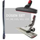 Maxorado Flache Düse Set Bodendüse Saugdüse Polsterdüse für Dyson V7 V8 V10 V11 V15