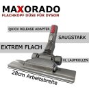 Maxorado Flache Düse Set Bodendüse Saugdüse Polsterdüse für Dyson V7 V8 V10 V11 V15