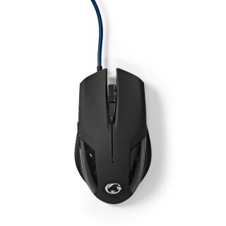 Gaming Mouse | Verdrahtet | DPI: 1200 / 2400 / 4800 / 7200 dpi | Einstellbar DPI | Anzahl Knöpfe: 6 | Programmierbare Tasten | Rechtshändig | 1.50 m | Ohne Beleuchtung