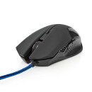 Gaming Mouse | Verdrahtet | DPI: 1200 / 2400 / 4800 / 7200 dpi | Einstellbar DPI | Anzahl Knöpfe: 6 | Programmierbare Tasten | Rechtshändig | 1.50 m | Ohne Beleuchtung