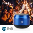 Bluetooth®-Lautsprecher | max. Batteriespielzeit: 4 hrs | Handgerät | 5 W | Mono | Eingebautes Mikro | Verknüpfbar | Blau