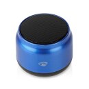 Bluetooth®-Lautsprecher | max. Batteriespielzeit: 4 hrs | Handgerät | 5 W | Mono | Eingebautes Mikro | Verknüpfbar | Blau