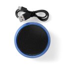 Bluetooth®-Lautsprecher | max. Batteriespielzeit: 4 hrs | Handgerät | 5 W | Mono | Eingebautes Mikro | Verknüpfbar | Blau