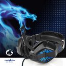 Gaming Headset | Über Ohr | Stereo | USB Type-A / 2x 3.5 mm | Klappbarer Mikrofon | 2.20 m | LED