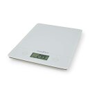 Digitale Küchenwaage digital Glas 5kg I 1g Waage Briefwaage Touch weiß