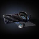 Gaming Combo Kit | 5-in-1 | Tastatur, Headset, Maus und Mauspad | Schwarz | QWERTZ | DE-Layout