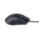 Beleuchtete PC USB Gaming Maus Mouse Computer 3600dpi LED Beleuchtung