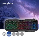 USB RGB Tastatur Gaming Pc QWERTZ mit Beleuchtung LED...