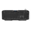 USB RGB Tastatur Gaming Pc QWERTZ mit Beleuchtung LED Gamer Keyboard