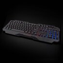 USB RGB Tastatur Gaming Pc QWERTZ mit Beleuchtung LED Gamer Keyboard