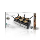 Party-Wok Set & Grillplatte 6 Personen Elektrogrill Tischgrill