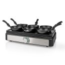 Party-Wok Set & Grillplatte 6 Personen Elektrogrill Tischgrill