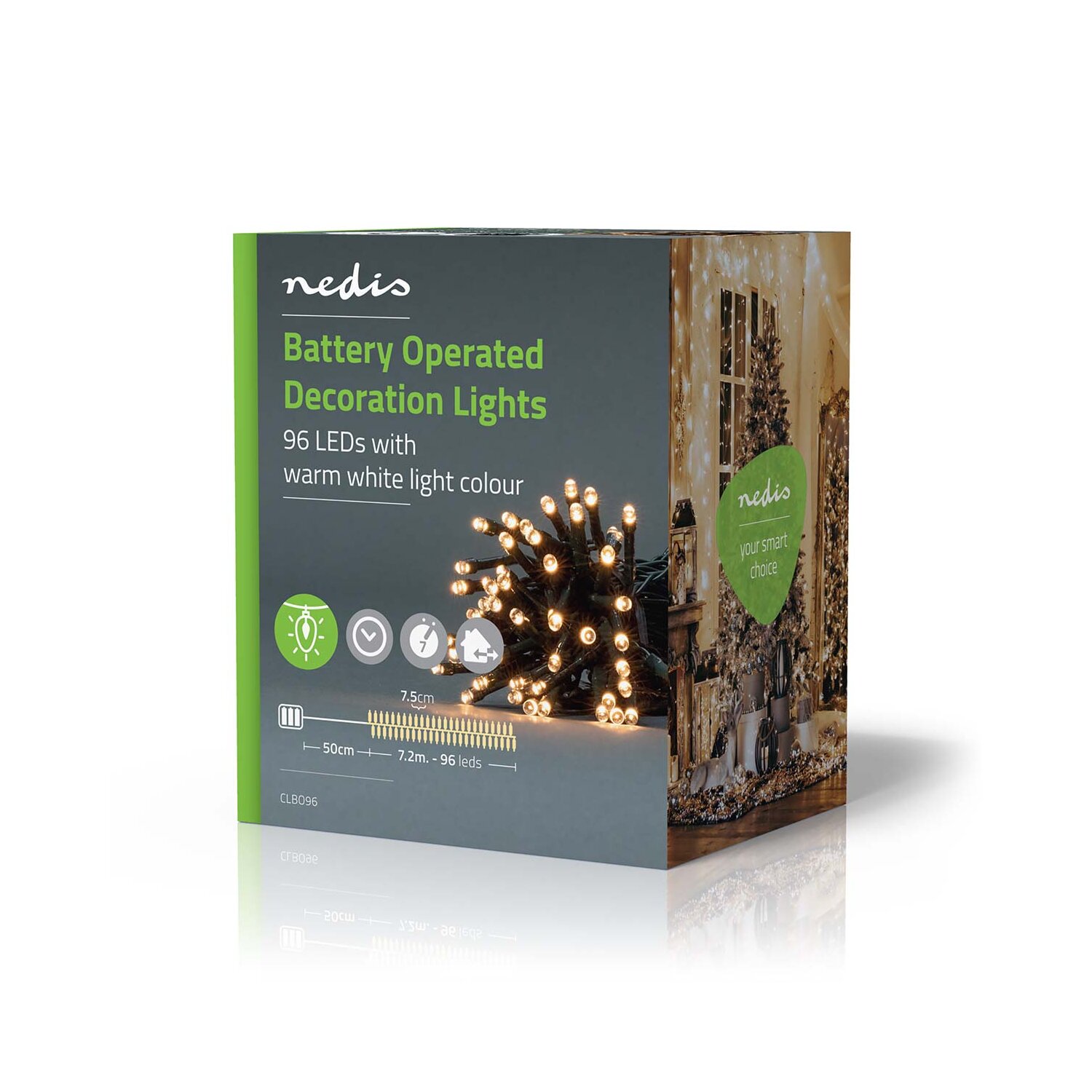 Ahornblatt Lichterkette 1,5m - Herbstdeko Mit 10 LED & Timer