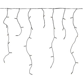 360 LED Vorgang Lichtervorhang LEDs Eiszapfen 9m Lichterkette hängend Girlande