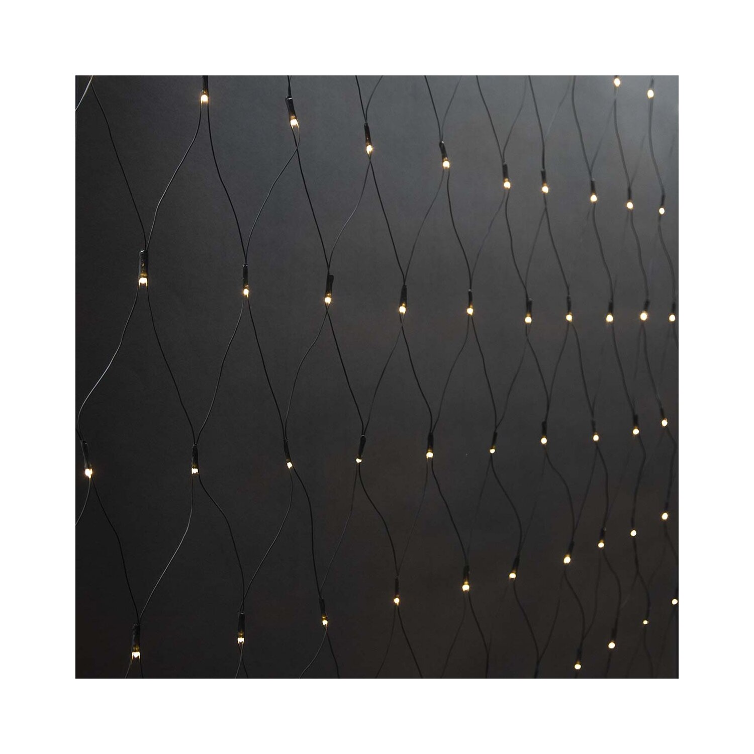 3 x 1,5m Lichterkette Vorhang Netz 320 LED Inne