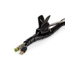 2m Kabelkanal für Kabel bis 16mm Kabelmanagement schwarz Spiralschlauch Schlauch