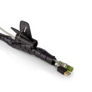 2m Kabelkanal für Kabel bis 22mm Kabelmanagement schwarz Spiralschlauch Schlauch