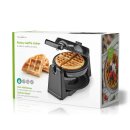 Drehbares waffeleisen für belgische waffeln drehbar Edelstahl 1000W