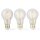 LED-Filament-Lampe E27 | A60 | 8 W | 1055 lm | 2700 K | Warmweiss | 3 Stück